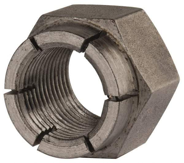 Flex-Loc - 3/4-16 UNJF Grade 2 Hex Lock Nut with Expanding Flex Top - Uncoated, Meets Military Specifications - Best Tool & Supply