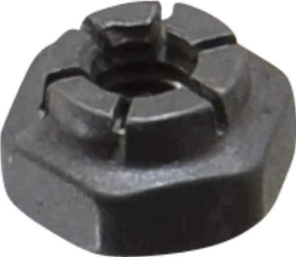 Flex-Loc - #8-32 UNJC Grade 2 Hex Lock Nut with Expanding Flex Top - 3/16" High, Uncoated, Meets Military Specifications - Best Tool & Supply