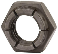 Flex-Loc - 5/8-11 UNC Grade 2 Hex Lock Nut with Expanding Flex Top - 15/16" Width Across Flats, Uncoated, Meets Military Specifications - Best Tool & Supply