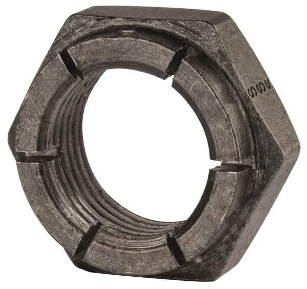 Flex-Loc - 3/4-16 UNJF Grade 2 Hex Lock Nut with Expanding Flex Top - Uncoated, Meets Military Specifications - Best Tool & Supply