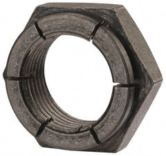 Flex-Loc - 7/8-14 UNJF Grade 2 Hex Lock Nut with Expanding Flex Top - Uncoated, Meets Military Specifications - Best Tool & Supply