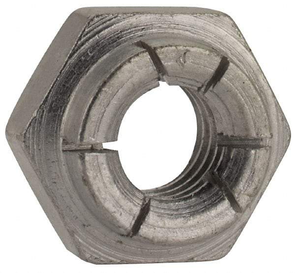 Flex-Loc - 5/16-18 UNC Grade 2 Heavy Hex Lock Nut with Expanding Flex Top - Cadmium-Plated Finish, Meets Military Specifications - Best Tool & Supply