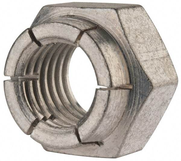 Flex-Loc - 3/4-10 UNC Grade 2 Heavy Hex Lock Nut with Expanding Flex Top - Cadmium-Plated Finish, Meets Military Specifications - Best Tool & Supply