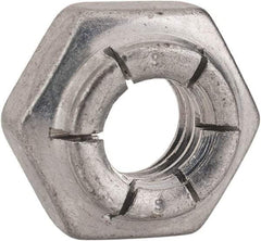 Flex-Loc - 5/16-18 UNC Grade 2 Heavy Hex Lock Nut with Expanding Flex Top - 17/64" High, Cadmium-Plated Finish, Meets Military Specifications - Best Tool & Supply