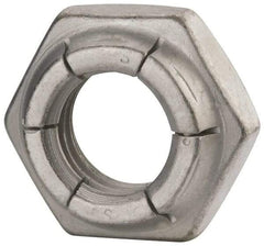 Flex-Loc - 5/8-11 UNC Grade 2 Heavy Hex Lock Nut with Expanding Flex Top - Cadmium-Plated Finish, Meets Military Specifications - Best Tool & Supply