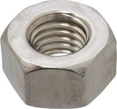 Value Collection - 1/2-13 UNC Stainless Steel Right Hand Heavy Hex Nut - 7/8" Across Flats, 31/64" High, Uncoated - Best Tool & Supply