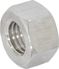 Value Collection - 3/4-10 UNC Stainless Steel Right Hand Heavy Hex Nut - 1-1/4" Across Flats, 47/64" High, Uncoated - Best Tool & Supply