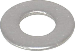 Value Collection - #10 Screw, Grade 18-8 Stainless Steel Standard Flat Washer - 13/64" ID x 7/16" OD, 0.031" Thick - Best Tool & Supply