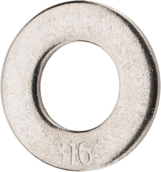 Value Collection - 5/16" Screw, Grade 316 Stainless Steel Standard Flat Washer - 11/32" ID x 11/16" OD, 0.065" Thick - Best Tool & Supply