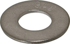 Value Collection - 3/4" Screw, Grade 316 Stainless Steel Standard Flat Washer - 13/16" ID x 2" OD, 0.148" Thick - Best Tool & Supply