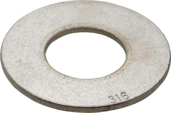 Value Collection - 7/8" Screw, Grade 316 Stainless Steel Standard Flat Washer - 15/16" ID x 2-1/4" OD, 0.165" Thick - Best Tool & Supply