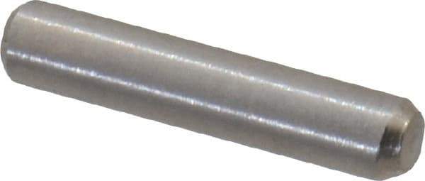 Value Collection - 1/16" Diam x 5/16" Pin Length 18-8 Stainless Steel Standard Dowel Pin - Bright Finish - Best Tool & Supply