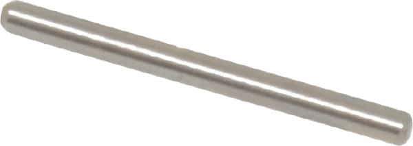 Value Collection - 1/16" Diam x 3/4" Pin Length 18-8 Stainless Steel Standard Dowel Pin - Bright Finish - Best Tool & Supply