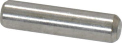 Value Collection - 1/8" Diam x 1/2" Pin Length 18-8 Stainless Steel Standard Dowel Pin - Bright Finish - Best Tool & Supply