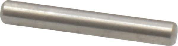 Value Collection - 1/8" Diam x 7/8" Pin Length 18-8 Stainless Steel Standard Dowel Pin - Bright Finish - Best Tool & Supply