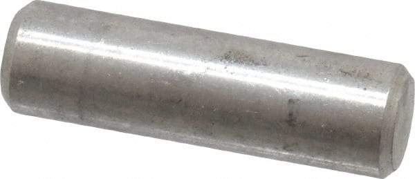 Value Collection - 1/4" Diam x 7/8" Pin Length 18-8 Stainless Steel Standard Dowel Pin - Bright Finish - Best Tool & Supply