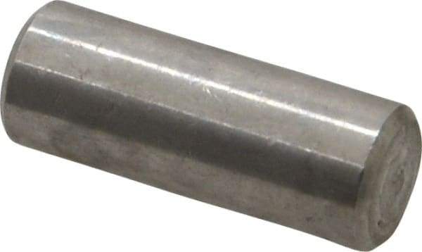 Value Collection - 3/8" Diam x 1" Pin Length 18-8 Stainless Steel Standard Dowel Pin - Bright Finish - Best Tool & Supply