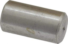 Value Collection - 1/2" Diam x 1" Pin Length 18-8 Stainless Steel Standard Dowel Pin - Bright Finish - Best Tool & Supply