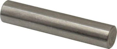 Value Collection - 1/2" Diam x 2-1/2" Pin Length 18-8 Stainless Steel Standard Dowel Pin - Bright Finish - Best Tool & Supply