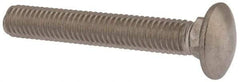 Value Collection - 3/8-16 UNC 2-1/2" Length Under Head, Standard Square Neck, Carriage Bolt - 18-8 Stainless Steel, Uncoated - Best Tool & Supply