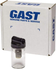 Gast - 2 oz Air Compressor Filter/Muffler Assembly - 3 Piece, Use with Gast 1HAB/0211 Rotary Vane Units - Best Tool & Supply