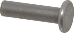 RivetKing - 3/16" Body Diam, Countersunk Uncoated Steel Solid Rivet - 3/4" Length Under Head, 90° Countersunk Head Angle - Best Tool & Supply
