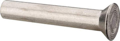 RivetKing - 1/4" Body Diam, Countersunk Uncoated Aluminum Solid Rivet - 1-1/2" Length Under Head, Grade 1100F, 78° Countersunk Head Angle - Best Tool & Supply
