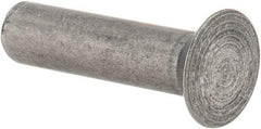RivetKing - 3/16" Body Diam, Countersunk Steel Solid Rivet - 3/4" Length Under Head, 90° Countersunk Head Angle - Best Tool & Supply