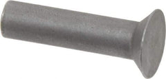 RivetKing - 1/4" Body Diam, Countersunk Uncoated Steel Solid Rivet - 1" Length Under Head, 90° Countersunk Head Angle - Best Tool & Supply