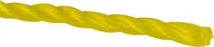 Value Collection - 2,400' Max Length Polypropylene Rope - 3/16" Diam, 81 Lb Capacity - Best Tool & Supply