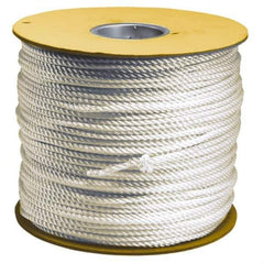 Value Collection - 100' Max Length Polyester Solid Braid Rope - 1/8" Diam, 49 Lb Capacity - Best Tool & Supply