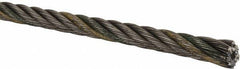 Lift-All - 1/2 Inch Diameter Hoisting Wire Rope - 21,400 Lbs. Breaking Strength, 6 x 19 Fiber Core - Best Tool & Supply