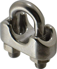 Ronstan - 1/4" Wire Rope U-Bolt Grip - 316 Stainless Steel - Best Tool & Supply