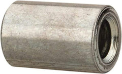 Electro Hardware - 0.141" ID x 1/4" OD, #6 Screw, Grade 2 Steel Female Unthreaded Circuit Board Spacer - Round Body, Zinc-Plated Finish, 3/8" OAL - Best Tool & Supply