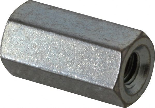 #2-56, 1/2″ OAL, 1/8″ Across Flats, Brass Female Hex Circuit Board Standoff Fully Threaded, Grade 360, Zinc-Plated