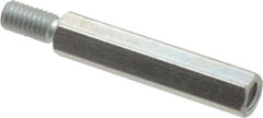 Electro Hardware - #6-32, 0.531" OAL, 1/4" Across Flats, Steel Male/Female Hex Circuit Board Standoff - Best Tool & Supply
