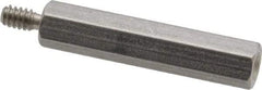 Electro Hardware - #6-32, 1-1/2" OAL, 1/4" Across Flats, Stainless Steel Hex Male/Female Circuit Board Standoffs - 3/8" Thread Depth, 1-1/4" Body Length, Bright Finish - Best Tool & Supply