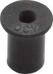 Au-Ve-Co Products - #6-32, 0.452" Diam x 0.062" Thick Flange, Rubber Insulated Rivet Nut - UNC Thread, Neoprene, 7/16" Long x 5/16" Body Diam, 1/2" OAL - Best Tool & Supply