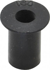 Au-Ve-Co Products - #10-32, 0.562" Diam x 0.04" Thick Flange, Rubber Insulated Rivet Nut - UNF Thread, Neoprene, 5/8" Long x 0.377" Body Diam, 0.665" OAL - Best Tool & Supply