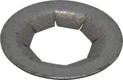 Value Collection - 5/8" OD, Spring Steel Push Nut - Zinc-Plated, 5/16" Shaft Diam - Best Tool & Supply