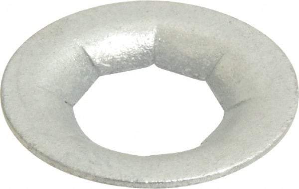 Au-Ve-Co Products - 1" OD, Spring Steel Push Nut - Zinc-Plated, 1/2" Shaft Diam - Best Tool & Supply