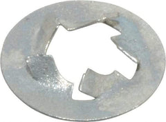 Value Collection - 1/4" Screw, 1/2" OD, Spring Steel Push Nut - Zinc-Plated - Best Tool & Supply