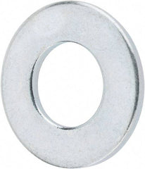 Value Collection - 5/16" Screw, Steel SAE Flat Washer - 11/32" ID x 11/16" OD, 1/16" Thick, Zinc-Plated Finish - Best Tool & Supply