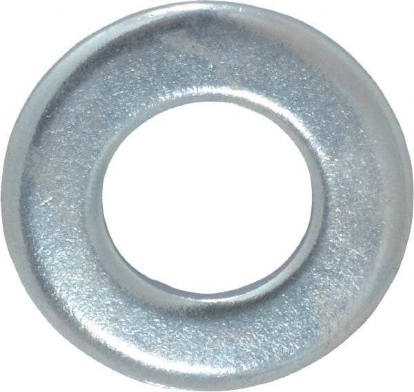 Value Collection - 7/16" Screw, Steel SAE Flat Washer - 15/32" ID x 59/64" OD, 1/16" Thick, Zinc-Plated Finish - Best Tool & Supply