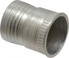 Marson - 5/16-18, 0.615" OAL, Thread-Sert Threaded Insert - 1/2" Hole Diam, 0.537" Head Diam, Steel - Best Tool & Supply