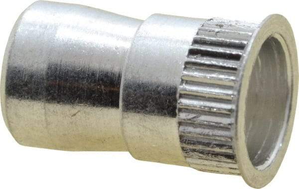 Marson - #6-32, 3/8" OAL, Thread-Sert Threaded Insert - 0.221" Hole Diam, 1/4" Head Diam, Aluminum - Best Tool & Supply