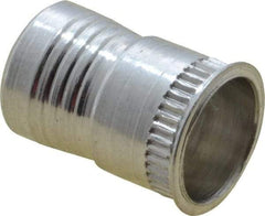 Marson - #8-32, 3/8" OAL, Thread-Sert Threaded Insert - 1/4" Hole Diam, 0.282" Head Diam, Aluminum - Best Tool & Supply