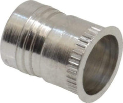 Marson - #10-24, 3/8" OAL, Thread-Sert Threaded Insert - 0.281" Hole Diam, 0.314" Head Diam, Aluminum - Best Tool & Supply