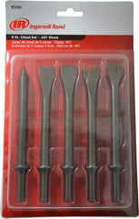 Ingersoll-Rand - 7" OAL, 0.78" Shank Diam, Chisel Set - Round Shank, Steel - Best Tool & Supply