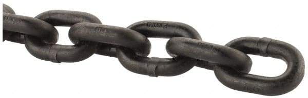 Peerless Chain - 3/8" Welded Alloy Chain - 7,100 Lb Capacity, Grade 80, Alloy Steel, Black Finish - Best Tool & Supply